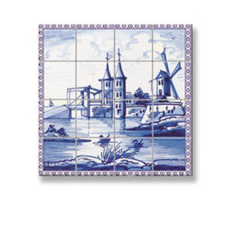 Picture Mosaic Tile Sheet, 10pc