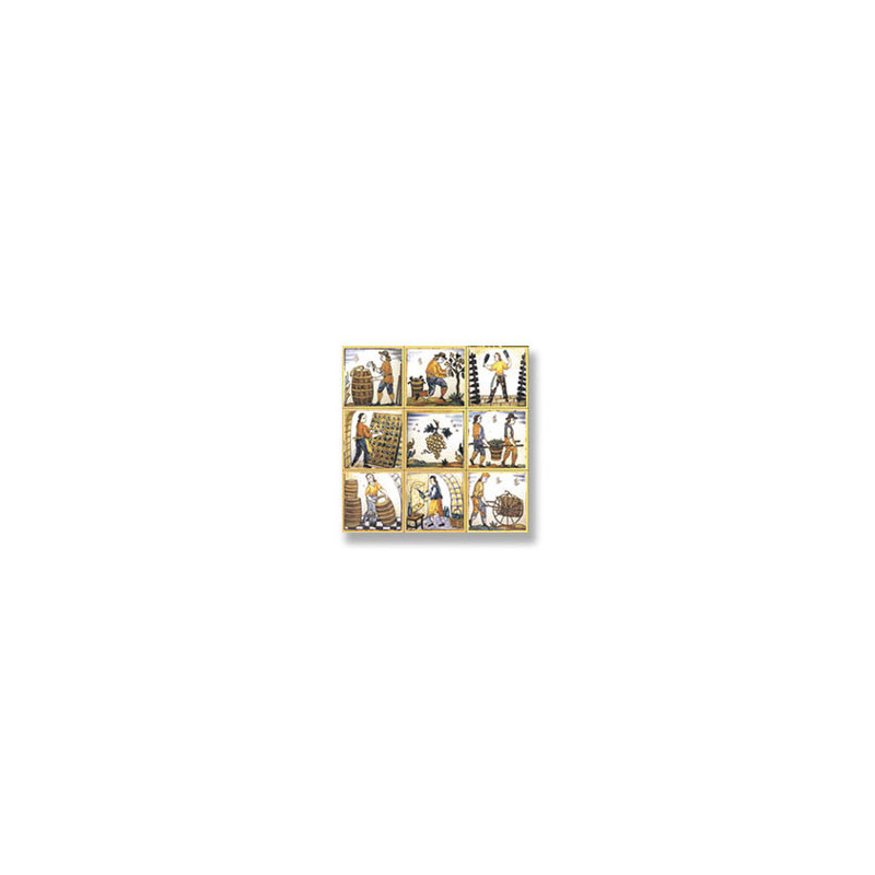 Picture Mosaic Tile Sheet, 10pc