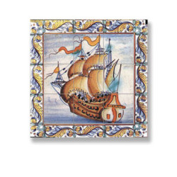 Picture Mosaic Tile Sheet, 10pc