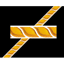 Gilded Ceiling/Wall Moldin, 6pc