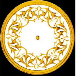 Gilded Ceiling Molding, 4pc
