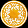 Gilded Ceiling Molding, 4pc