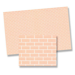 Pink Brick Material, 4pc
