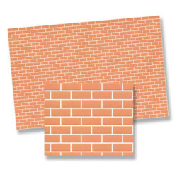 Rose Brick Material, 4pc