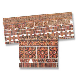 Ornament Brick Wall Mtr, 4pc