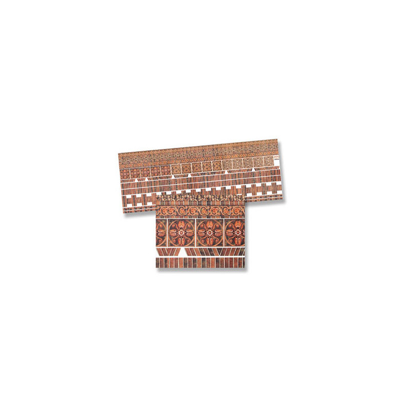 Ornament Brick Wall Mtr, 4pc