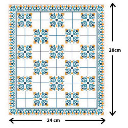 Floor Tiles Kit 9-1/2 X 11