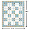 Floor Tiles Kit 9-1/2 X 11