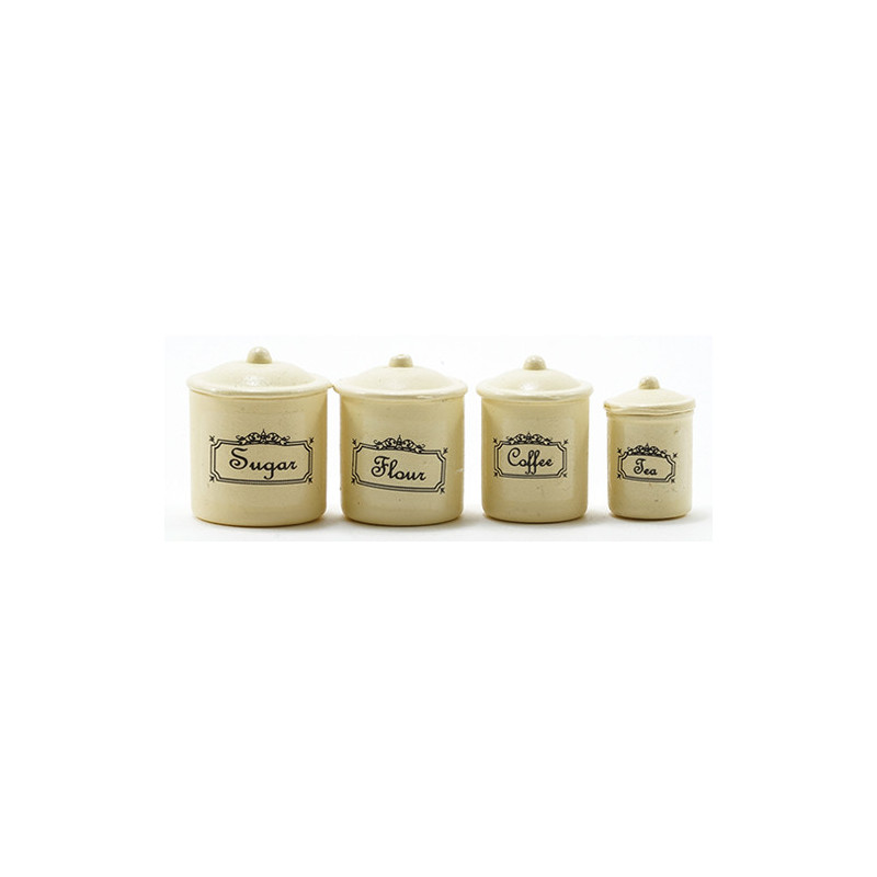 Canister Set/4/ivory