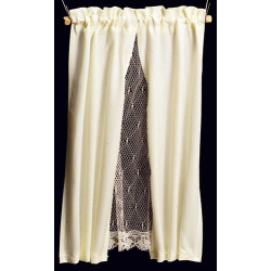 Curtain: Champagne/Ecru Lace