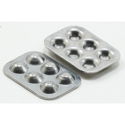 2 Aluminum Muffin Pans