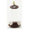 Dark Red Hummingbird Feeder