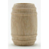 Unfinished Wooden Barrel
