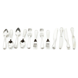 12PC Silver Flatware/Utensils