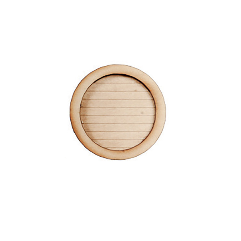 Gable Vent Window, Plain Trim