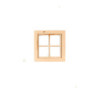 4 Pane Flat Trim Square Window