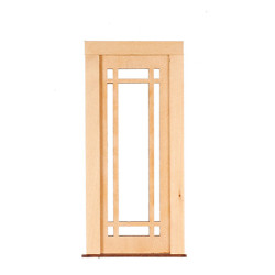 Prairie Single Full Glass Door