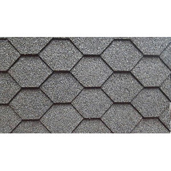 Decorative Black Hexagon Asphalt Shingles