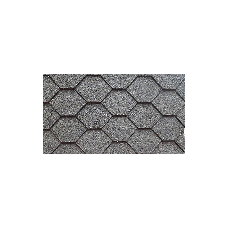 Decorative Black Hexagon Asphalt Shingles