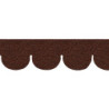Red Fishscale Asphalt Shingles, 157 Square Inches