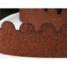 Red Rounded Tab Asphalt Shingles
