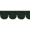 Green Fishscale Asphalt Shingles, 157 Square Inch