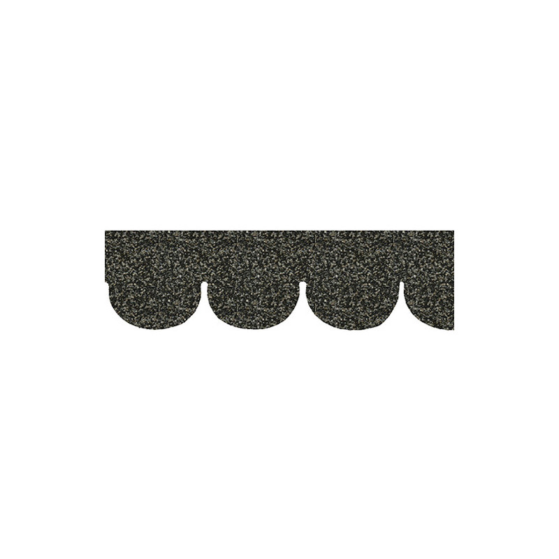 Salt & Pepper Fishscale Asphalt Shingle, 157 Sq In