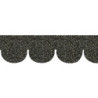 Salt & Pepper Fishscale Asphalt Shingle, 157 Sq In