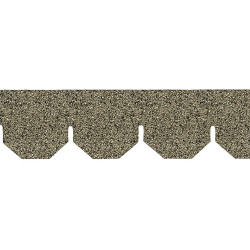 Frost Hexagon Asphalt Shingles, 157 Square Inches