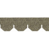 Frost Hexagon Asphalt Shingles, 157 Square Inches