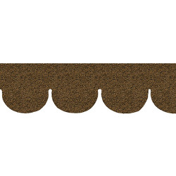 Tan Fishscale Asphalt Shingles, 157 Square Inches