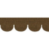Tan Fishscale Asphalt Shingles, 157 Square Inches