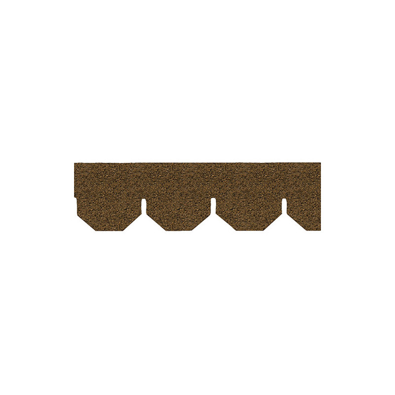 Tan Hexagon Asphalt Shingles, 157 Square Inches