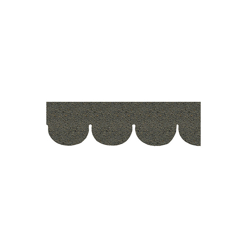 Gray Fishscale Asphalt Shingles, 157 Square Inches