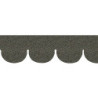 Gray Fishscale Asphalt Shingles, 157 Square Inches
