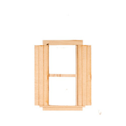1 Over 1 Window with Shutters