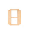 1 Over 1 Window with Shutters