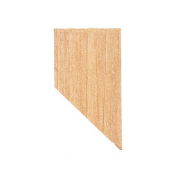 Large Diamond Cedar Shingles, 500 pc 2-1/2sq Ft