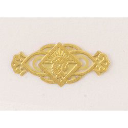 Brass Ladies Shawl Or Lace Pin