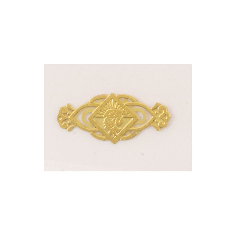 Brass Ladies Shawl Or Lace Pin