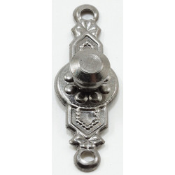 Colonial Door Knob, Pewter, 2 Pk