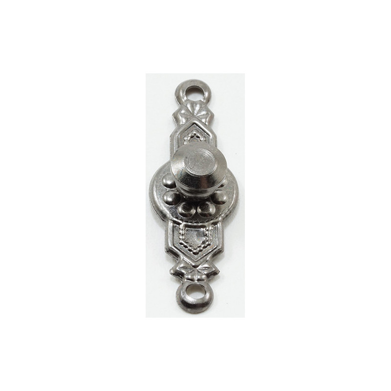 Colonial Door Knob, Pewter, 2 Pk