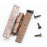 H Hinges with Nails, Oil Rubbed Bronze, 4/Pk