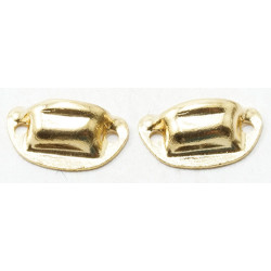 Victorian Drawer Pull, Brass, 4/Pk