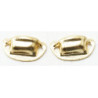 Victorian Drawer Pull, Brass, 4/Pk