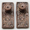 Ornate Door Knob, 4/Pk, Oil Rubbed Bronze
