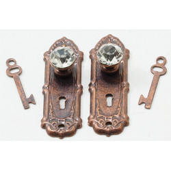 Crystal Opryland Knob, Oil Rubbed Bronze, 2Pk