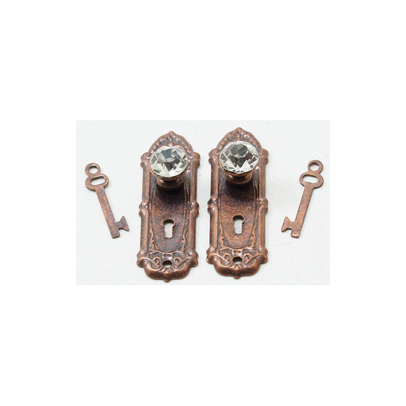 Crystal Opryland Knob, Oil Rubbed Bronze, 2Pk