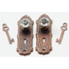 Crystal Opryland Knob, Oil Rubbed Bronze, 2Pk