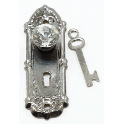 Crystal Opryland Knob, Pewter, 2Pk